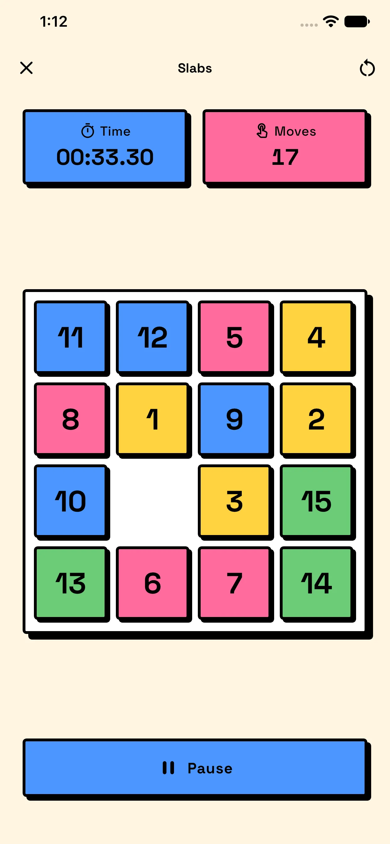 Captura de pantalla de Slabs: Sliding Puzzle